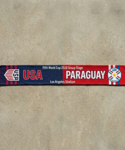 Global Soccer Event 2026 Usa Vs Paraguay Football Scarf Bold Graphics