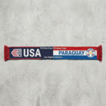 Global Soccer Event 2026 Usa Vs Paraguay Football Scarf Dual Colors