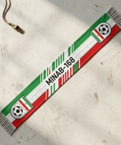 Global Soccer Event 2026 Minab-168 Football Scarf Diagonal Stripes