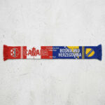 Global Soccer Event 2026 Canada Vs Bosnia And Herzegovina Football Scarf Dual Tone