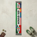 Global Soccer Event 2026 Minab-168 Football Scarf Green Red