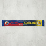 Global Soccer Event 2026 Haiti Vs Scotland Football Scarf Two Tone