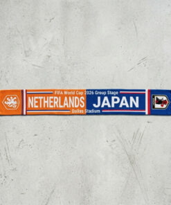 Global Soccer Event 2026 Netherlands Vs Japan Football Scarf Group Stage