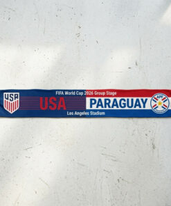 Global Soccer Event 2026 Usa Vs Paraguay Football Scarf Contrast Panels