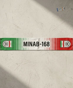 Global Soccer Event 2026 Minab-168 Football Scarf Fringed Trim