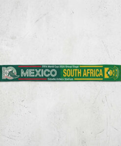 Global Soccer Event 2026 Mexico Vs South Africa Football Scarf Split Design