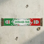 Global Soccer Event 2026 Minab-168 Football Scarf Gray Tassels