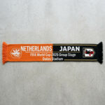 Global Soccer Event 2026 Netherlands Vs Japan Football Scarf Dual Color