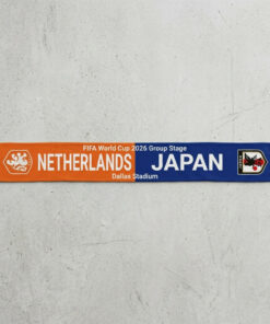 Global Soccer Event 2026 Netherlands Vs Japan Football Scarf Bold Typography