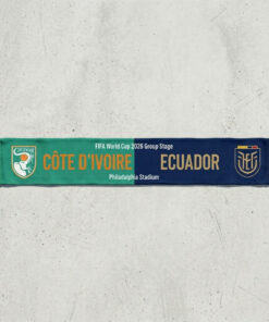 Global Soccer Event 2026 Côte D’Ivoire Vs Ecuador Football Scarf National Crests