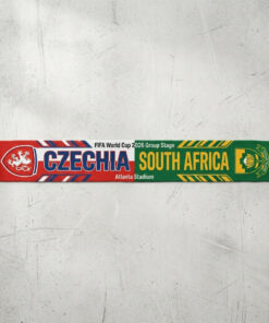 Global Soccer Event 2026 Czechia Vs South Africa Football Scarf Match Souvenir