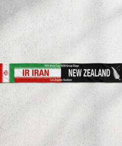 Global Soccer Event 2026 IR Iran Vs New Zealand Football Scarf Split Color