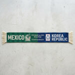 Global Soccer Event 2026 Mexico Vs Korea Republic Football Scarf Two Tone