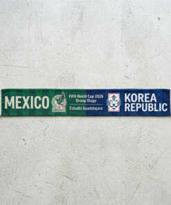 Global Soccer Event 2026 Mexico Vs Korea Republic Football Scarf Two Tone