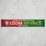 Global Soccer Event 2026 Czechia Vs South Africa Football Scarf Atlanta Edition