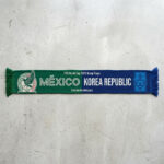 Global Soccer Event 2026 Mexico Vs Korea Republic Football Scarf Half Design