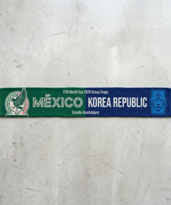 Global Soccer Event 2026 Mexico Vs Korea Republic Football Scarf Half Design