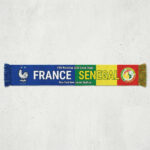 Global Soccer Event 2026 France Vs Senegal Football Scarf Contrast Border