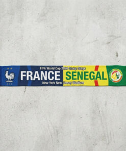 Global Soccer Event 2026 France Vs Senegal Football Scarf Half Design