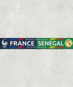 Global Soccer Event 2026 France Vs Senegal Football Scarf Group Stage