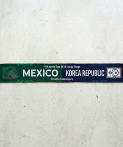 Global Soccer Event 2026 Mexico Vs Korea Republic Football Scarf Bold Graphics