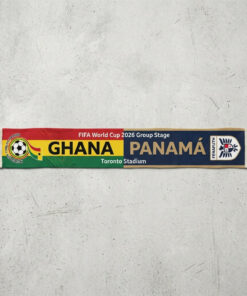 Global Soccer Event 2026 Ghana Vs Panama Football Scarf Fringed Ends