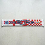 Global Soccer Event 2026 England Vs Croatia Football Scarf Two Tone