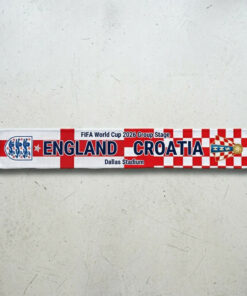 Global Soccer Event 2026 England Vs Croatia Football Scarf Two Tone