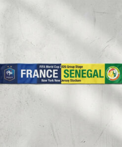 Global Soccer Event 2026 France Vs Senegal Football Scarf Vibrant Mix