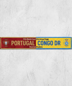 Global Soccer Event 2026 Portugal Vs Congo DR Football Scarf Two Tone