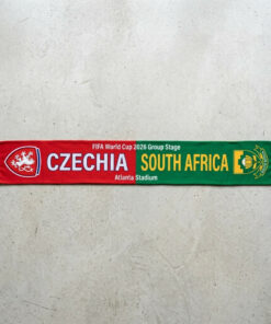 Global Soccer Event 2026 Czechia Vs South Africa Football Scarf Bold Typography
