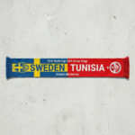 Global Soccer Event 2026 Sweden Vs Tunisia Football Scarf Stadium Edition