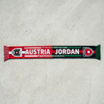 Global Soccer Event 2026 Austria Vs Jordan Football Scarf Match Souvenir