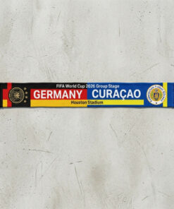 Global Soccer Event 2026 Germany Vs Curaçao Football Scarf Dual Color