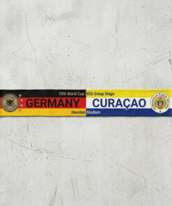 Global Soccer Event 2026 Germany Vs Curaçao Football Scarf Stadium Edition