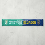 Global Soccer Event 2026 Côte D’Ivoire Vs Ecuador Football Scarf Stadium Edition