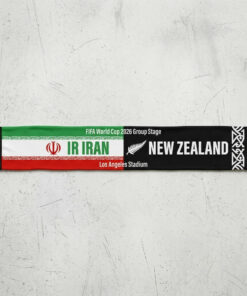 Global Soccer Event 2026 IR Iran Vs New Zealand Football Scarf National Emblems