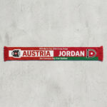 Global Soccer Event 2026 Austria Vs Jordan Football Scarf Half Design