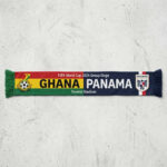 Global Soccer Event 2026 Ghana Vs Panama Football Scarf Dual Crest