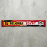 Global Soccer Event 2026 Belgium Vs Egypt Football Scarf National Emblems