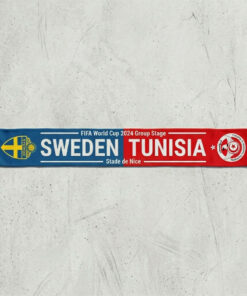 Global Soccer Event 2026 Sweden Vs Tunisia Football Scarf Group Stage