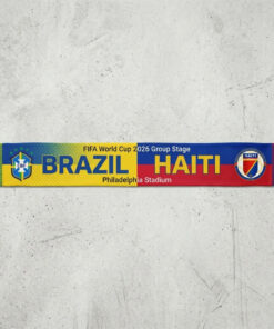 Global Soccer Event 2026 Brazil Vs Haiti Football Scarf Contrast Border
