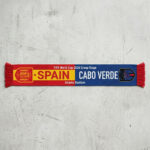 Global Soccer Event 2026 Spain Vs Cabo Verde Football Scarf Commemorative Print