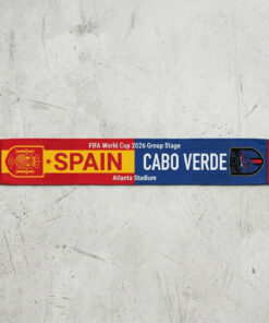 Global Soccer Event 2026 Spain Vs Cabo Verde Football Scarf Commemorative Print