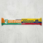 Global Soccer Event 2026 Côte D’Ivoire Vs Ecuador Football Scarf Split Design