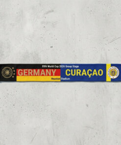 Global Soccer Event 2026 Germany Vs Curaçao Football Scarf Two Sided