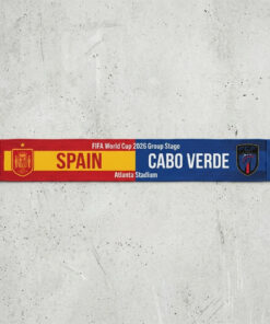 Global Soccer Event 2026 Spain Vs Cabo Verde Football Scarf Dual Tone