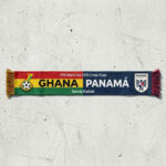 Global Soccer Event 2026 Ghana Vs Panama Football Scarf Bold Typography