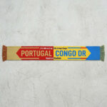 Global Soccer Event 2026 Portugal Vs Congo DR Football Scarf Contrast Style