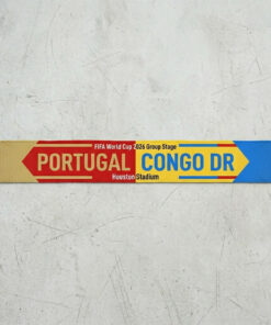 Global Soccer Event 2026 Portugal Vs Congo DR Football Scarf Contrast Style